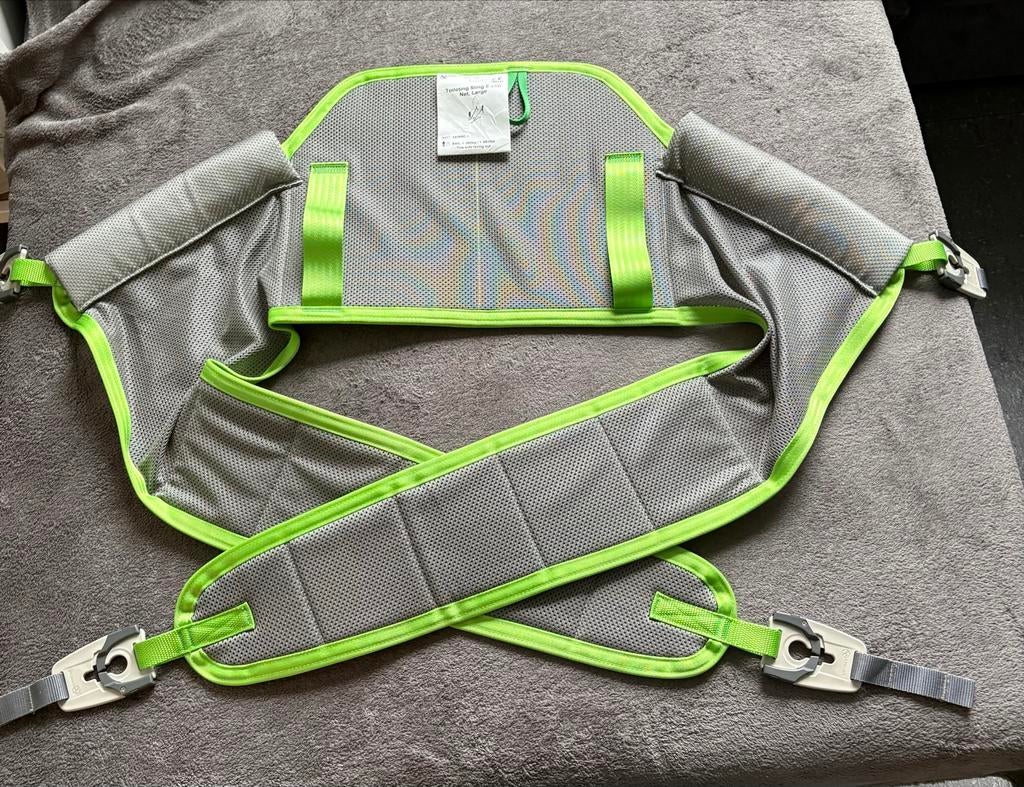 Human Care Toileting Sling E-clip Net –maat Large -Thuiszorg, Diversen, Verpleegmiddelen, Ophalen of Verzenden, Zo goed als nieuw