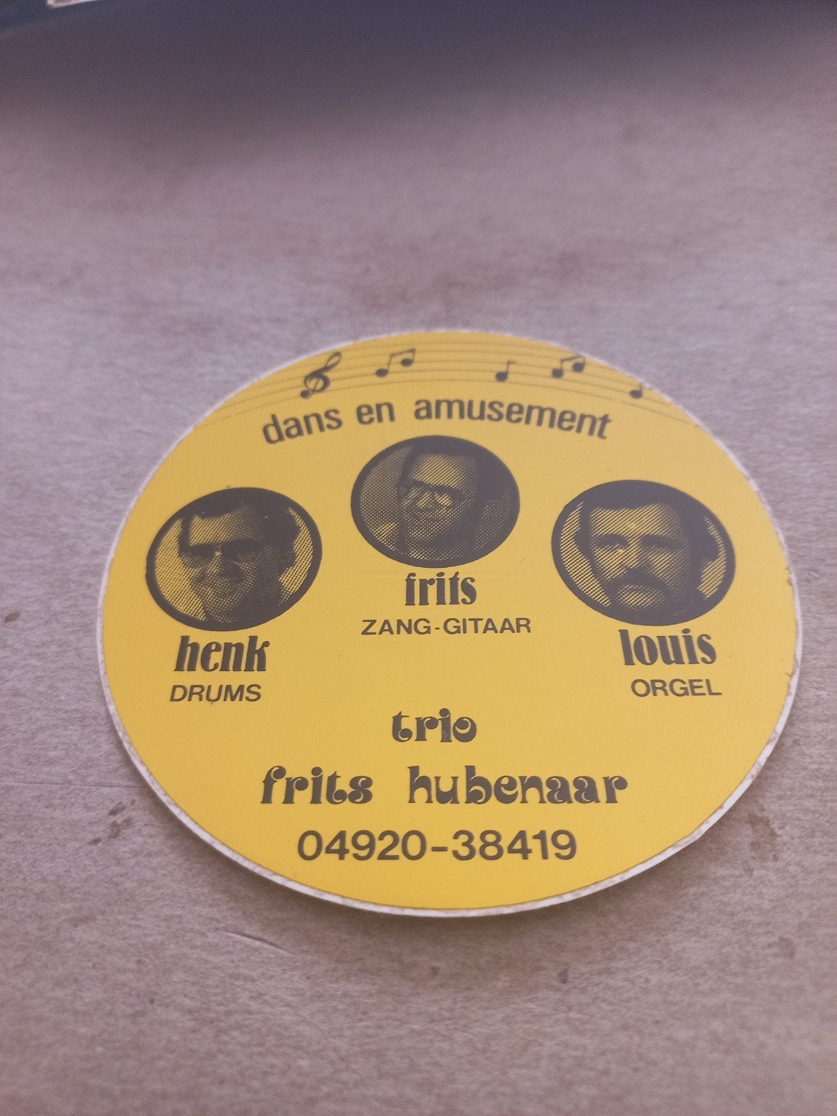 Orkest trio frits hubenaar, Ophalen of Verzenden
