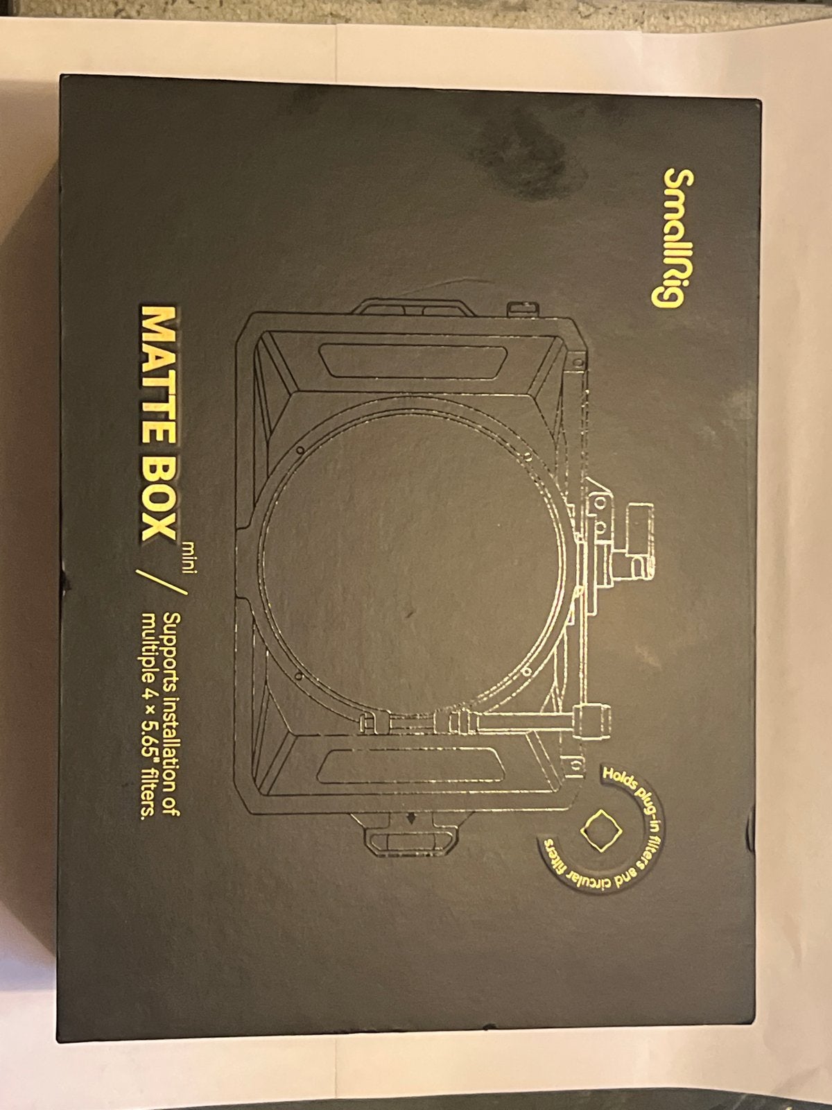 SmallRig Mini Matte Box voor 4x5.65 filters nieuw, Inclusief opbergcase, Nieuw, Filterset, 80 mm of meer