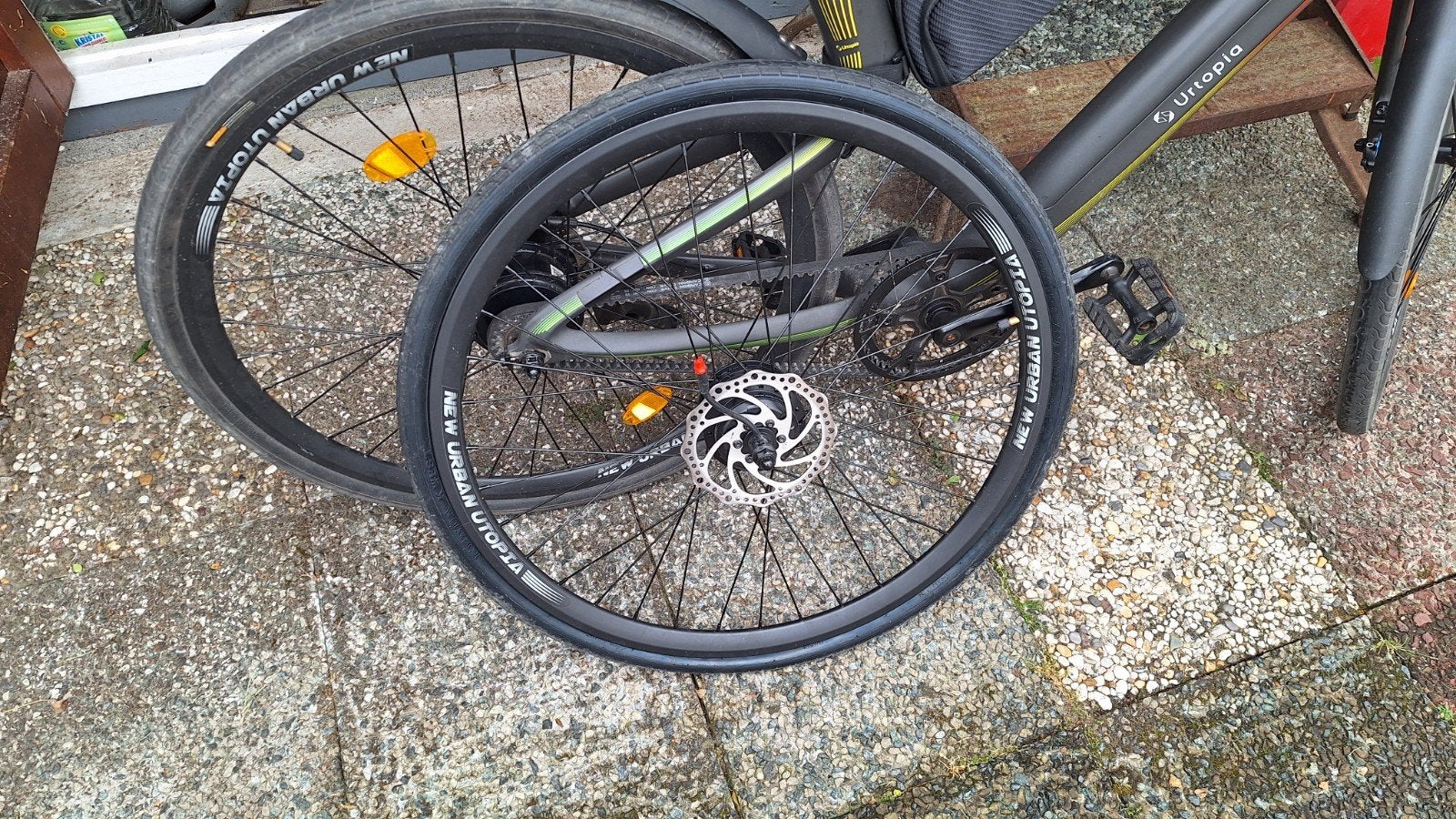 Urtopia Achterwiel met Elektromotor/Aandrijving, Ophalen of Verzenden, Zo goed als nieuw, Urtopia, Carbon