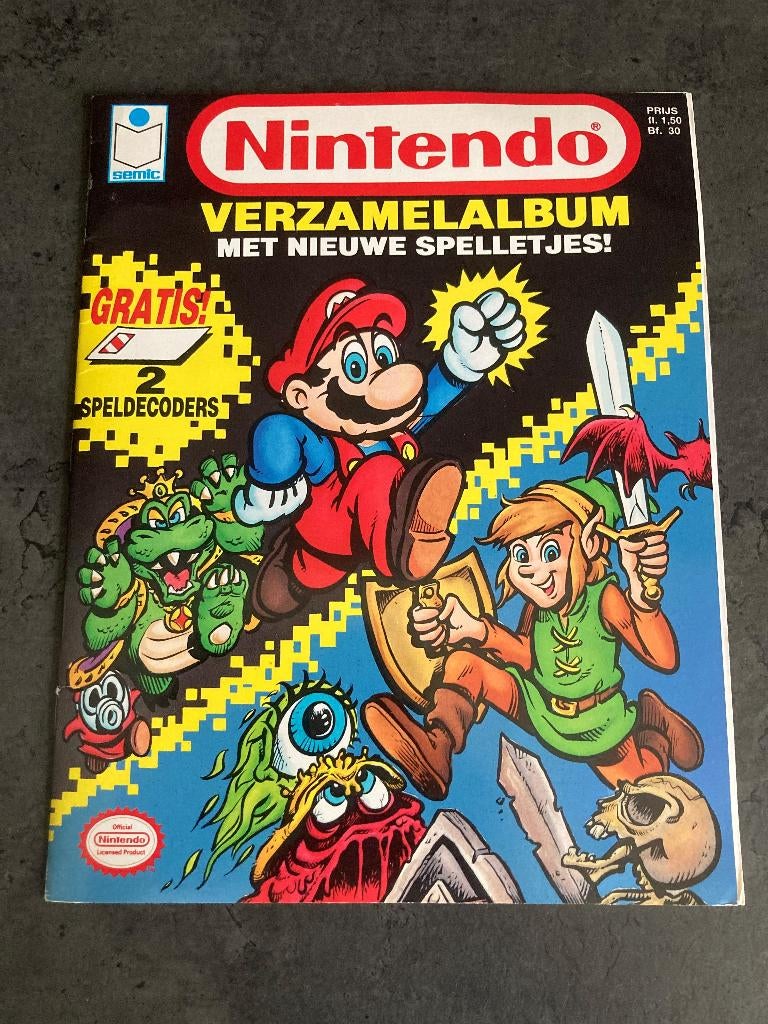 Nintendo Verzamel Album - stickers van Semic, Ophalen of Verzenden, Nieuw