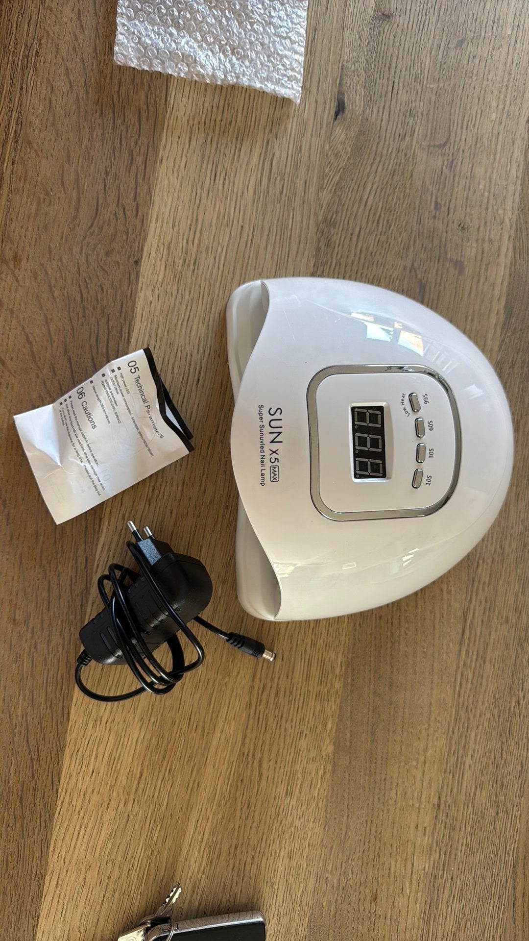 Sun x5 super Sunuvied Mail Lamp UV/LED, Ophalen of Verzenden, Zo goed als nieuw, Wit, Handen en Nagels