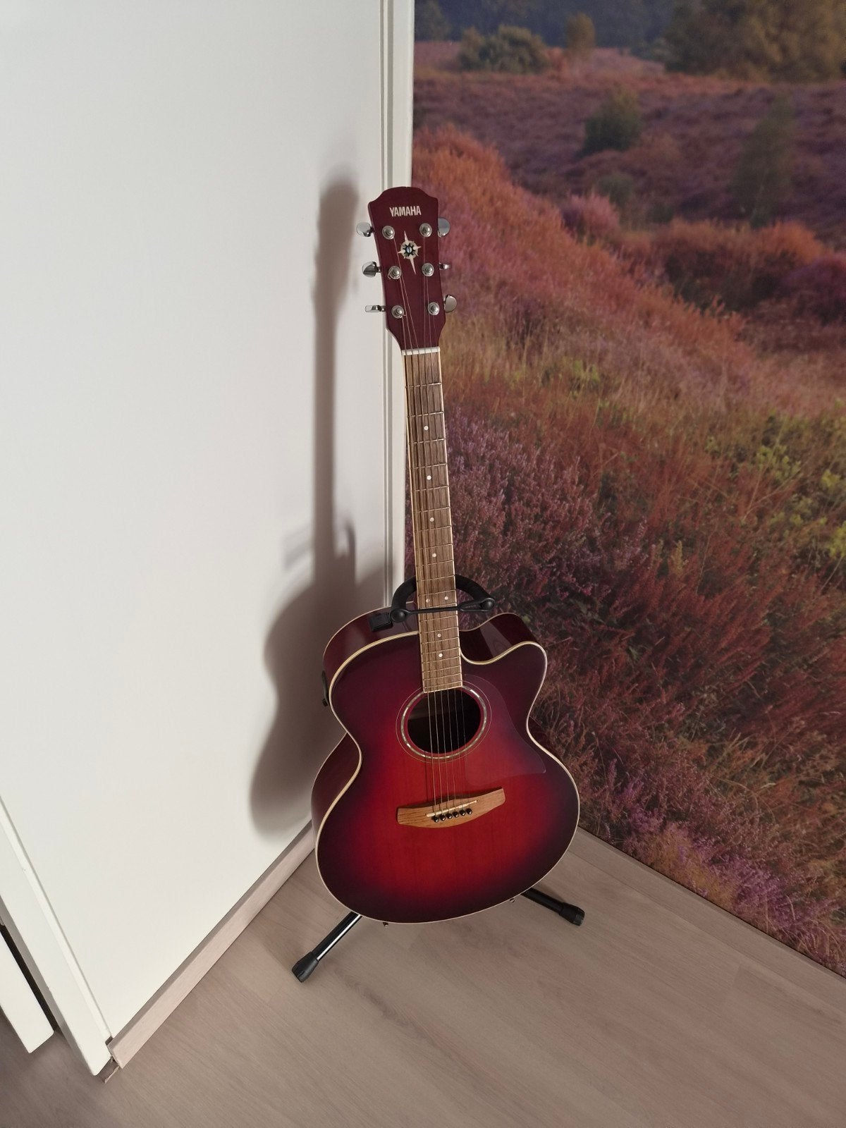Yamaha Compass series westerngitaar met element en hoes, Muziek en Instrumenten, Ophalen, Gebruikt, Western- of Steelstringgitaar