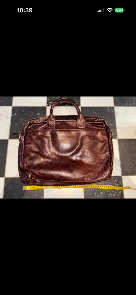 Cowboysbag the bag cognac kleur, Ophalen of Verzenden, Zo goed als nieuw, Bruin, Handtas