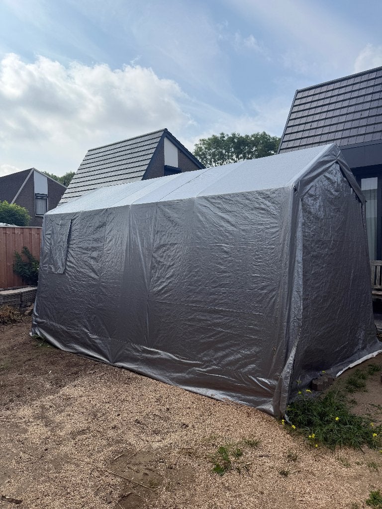 Opslagtent 3x6 meter in zeer goede staat, Ophalen, Zo goed als nieuw