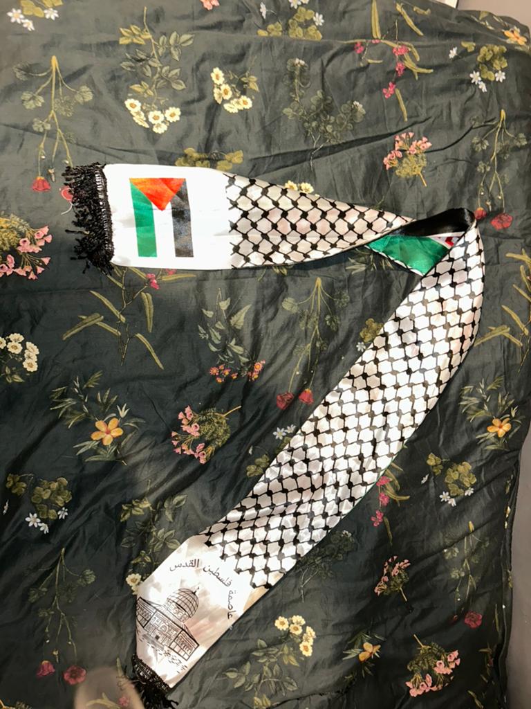 Palestina sjaal met vlag en traditioneel patroon, Kleding | Dames, Overige Dameskleding, Ophalen of Verzenden, Nieuw