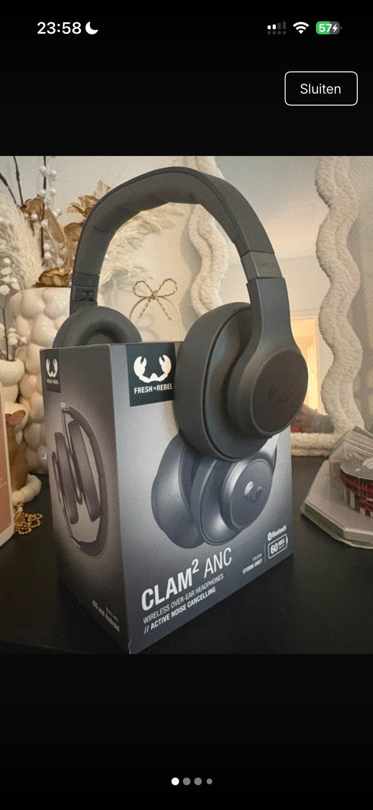 Koptelefoon, Computers en Software, Headsets, Ophalen of Verzenden, Nieuw, Draadloos, Over-ear