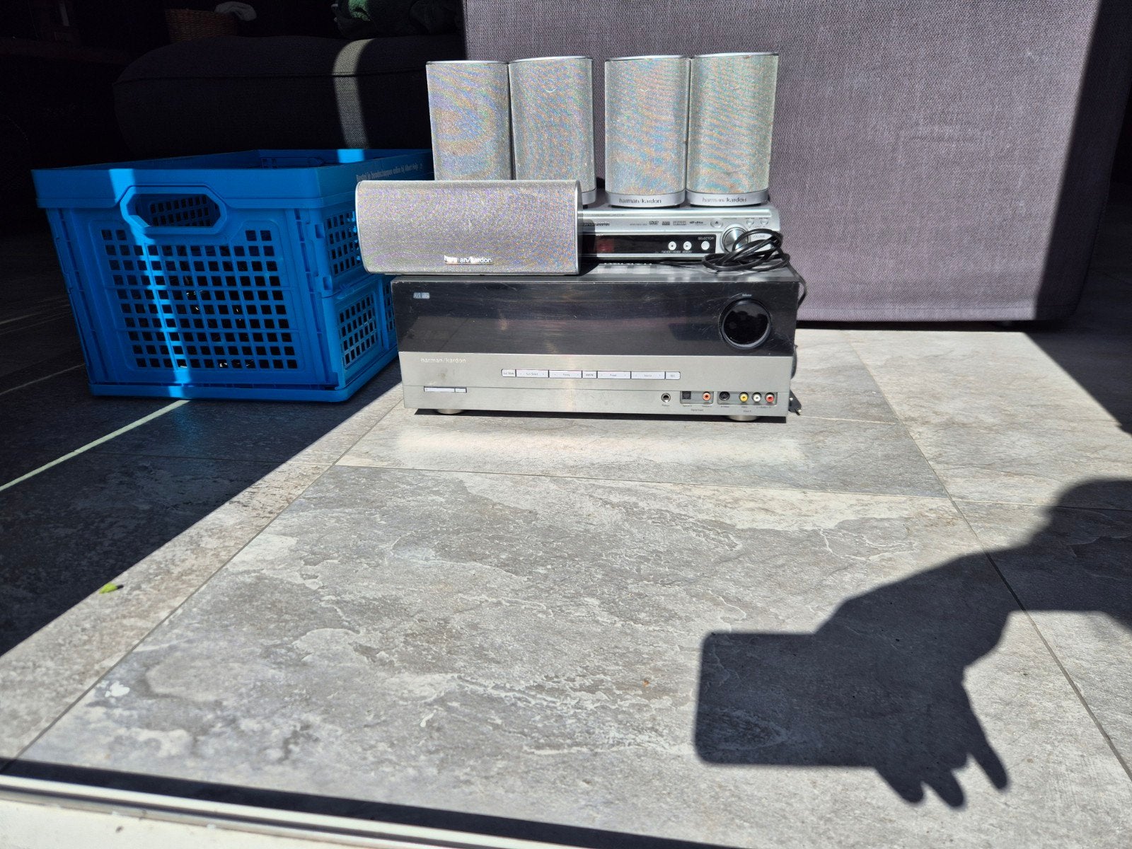 Harman Kardon Home Cinema Set met Panasonic DVD-speler, Overige merken, Gebruikt, Ophalen of Verzenden, 5.1-systeem