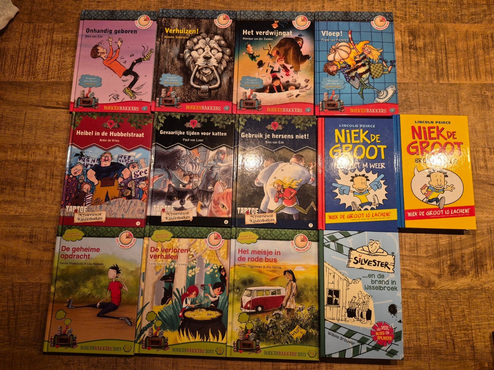 Collectie kinderboeken: BoekBakkers, Niek de Groot - T.e.a.b, Boeken, Ophalen of Verzenden, Gelezen, Fictie algemeen