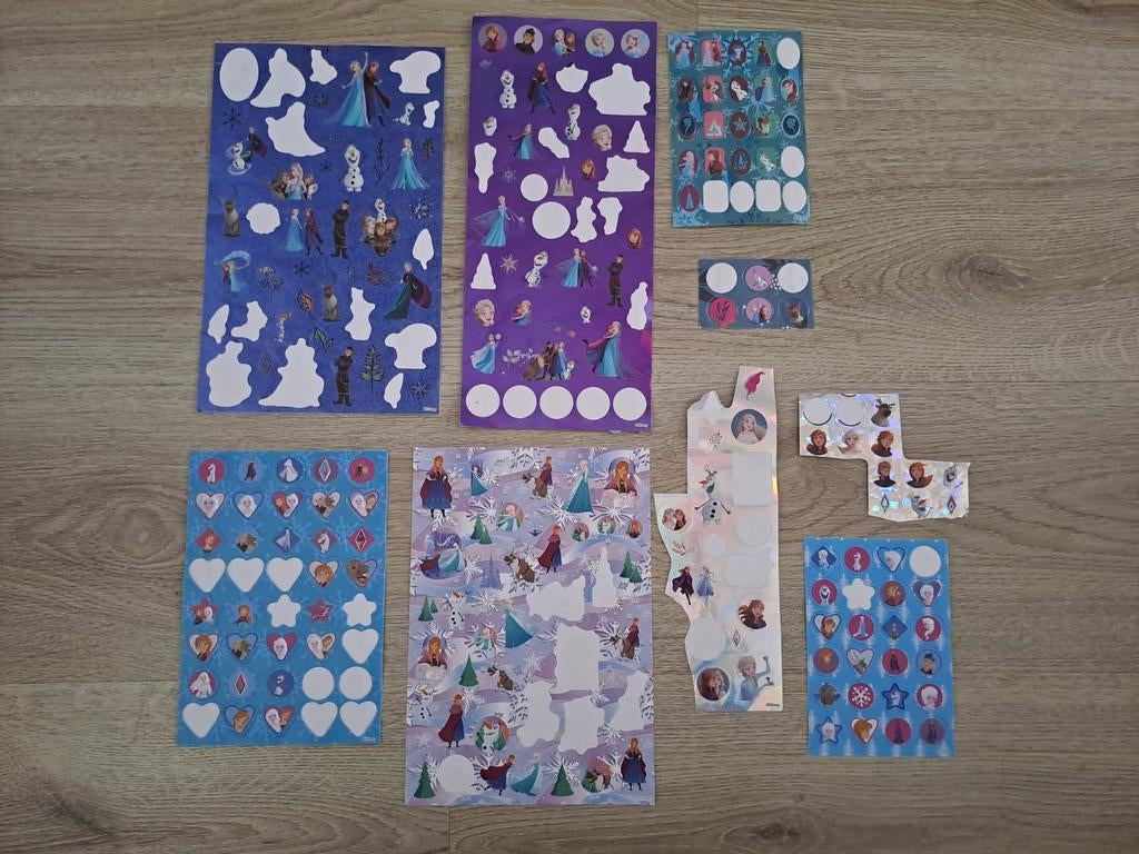 Stickerpakket Frozen knutselen stickers, Ophalen of Verzenden, Zo goed als nieuw, Meerdere stickers
