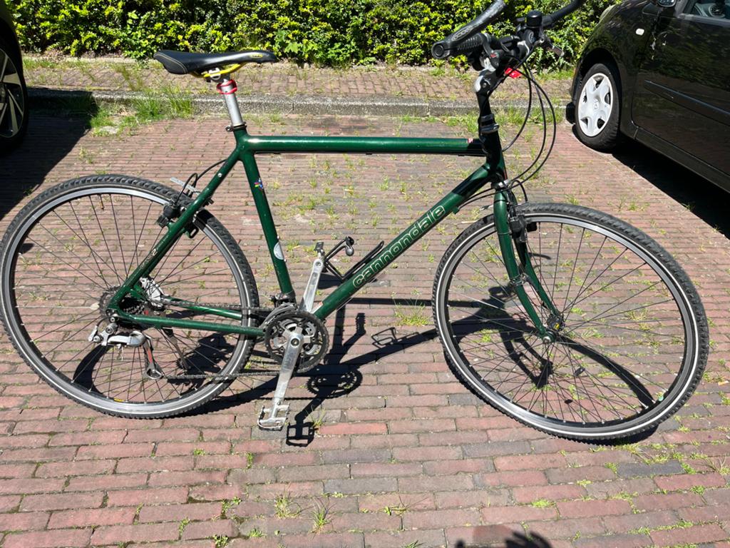 Cannondale CAD2 hybride/racefiets–Handmade USA – 56/ Vintage, Fietsen en Brommers, Overige merken, 28 inch, Gebruikt, Velgrem
