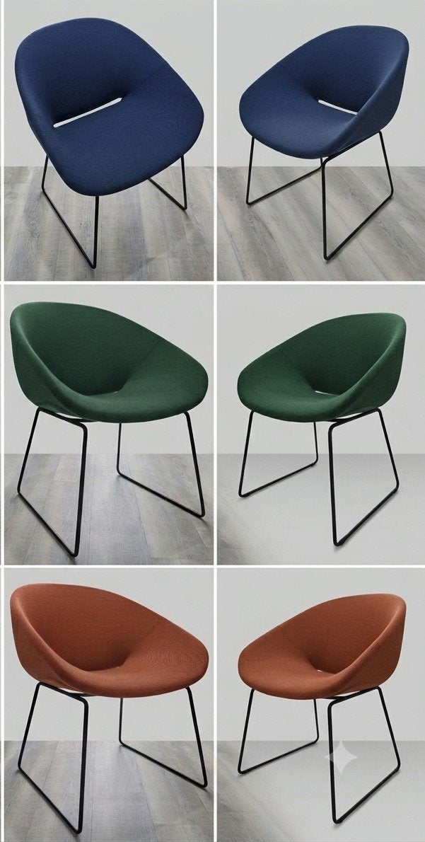 Artifort Beso 250 stoelen - 2x grijs, 1x blauw, Ophalen of Verzenden, Zo goed als nieuw, Blauw