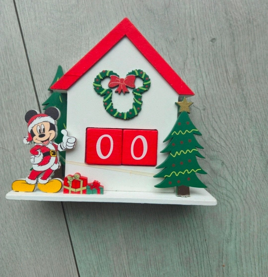aftelkalender kerst disney mickey mouse, Diversen, Kerst, Ophalen of Verzenden