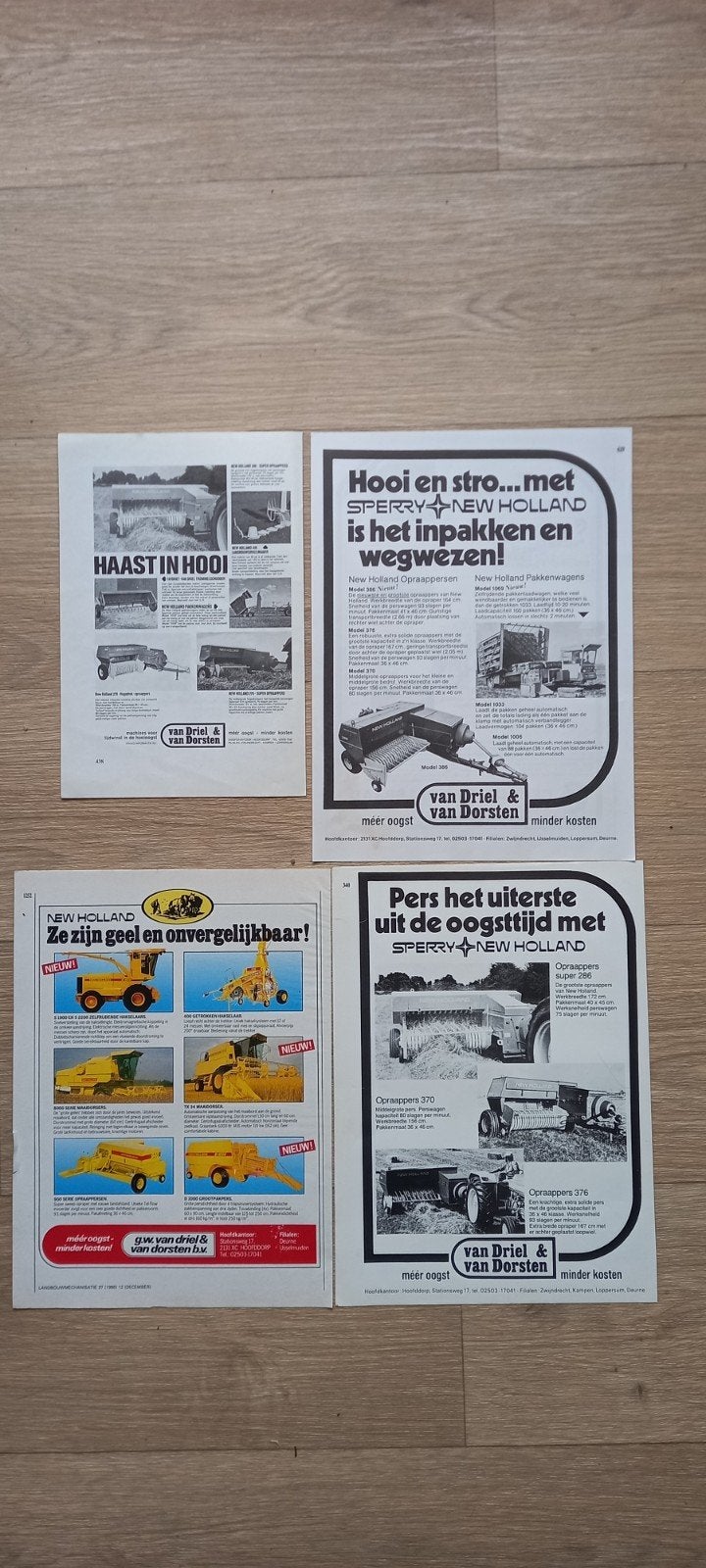 E 20 : New Holland advertenties, Ophalen of Verzenden, 1920 tot 1940, Knipsel(s)