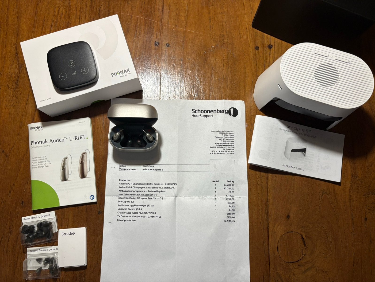 Phonak Audéo Lumity L90-R - Oplaadbare hoortoestellen, Diversen, Ophalen, Zo goed als nieuw