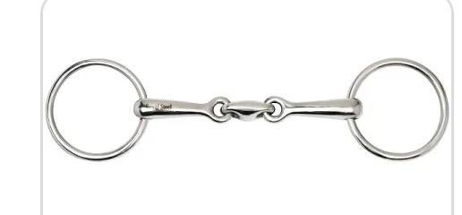Nieuw Horka 11,5 ,12,5, 14,5 dubbelgebroken watertrens bit, Dieren en Toebehoren, Ophalen of Verzenden, Nieuw