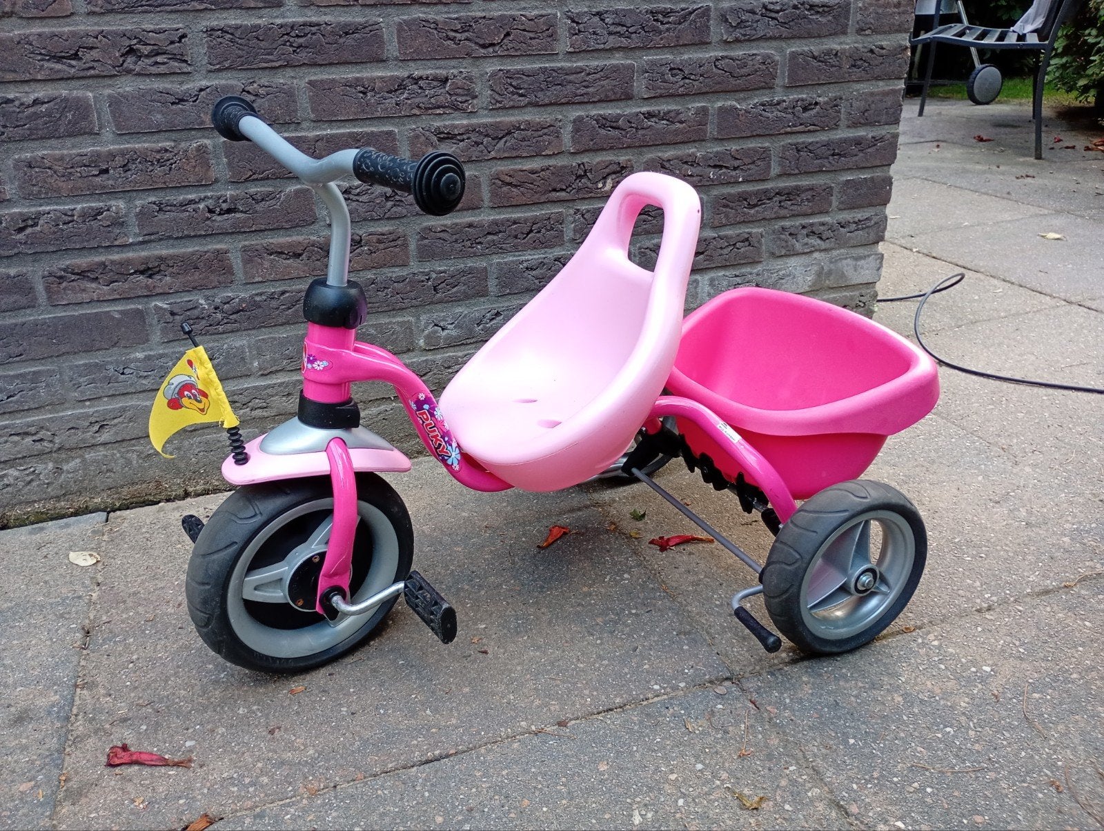 Roze Puky driewieler met kiepbakje, Kinderen en Baby's, Speelgoed | Buiten | Voertuigen en Loopfietsen, Ophalen, Gebruikt, Overige typen