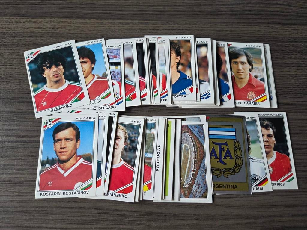 Panini World Cup Mexico 1986 lot plaatjes wk 86  60x, Verzamelen, Sportartikelen en Voetbal, Ophalen of Verzenden, Zo goed als nieuw