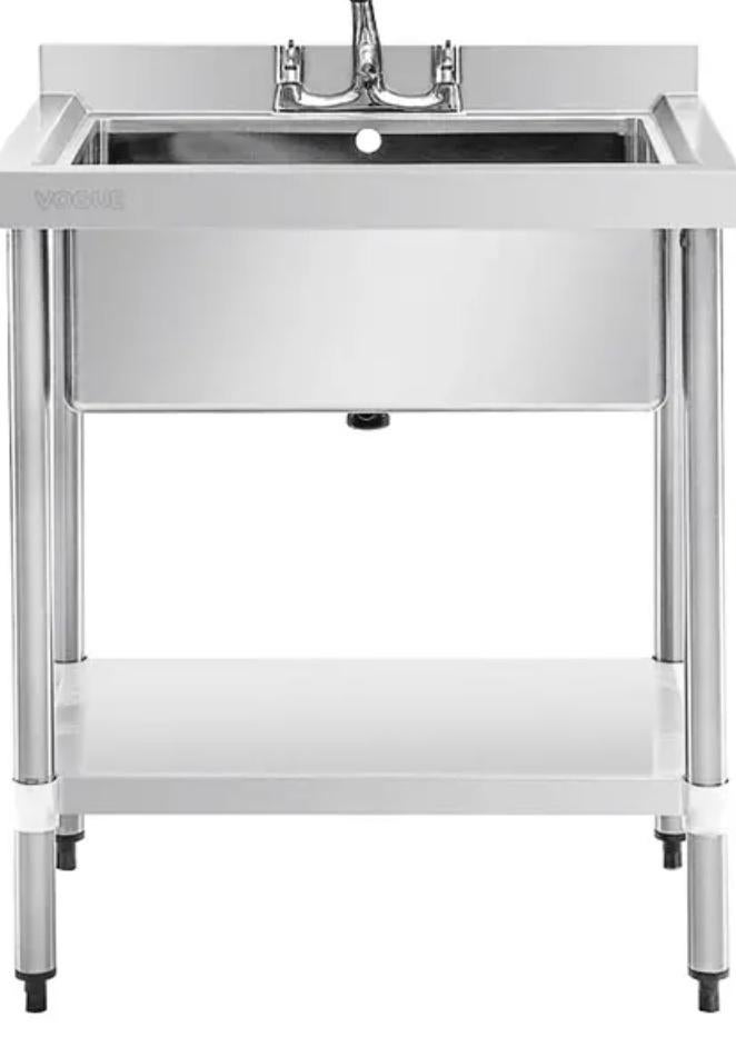 Horeca Spoeltafel Vogue (zonder kraan) NIEUW IN DOOS!, Ophalen, Overige kleuren, Nieuw, 50 tot 100 cm