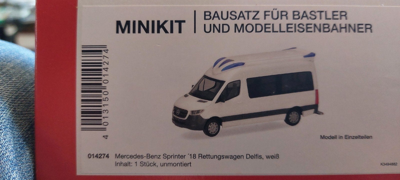 H0LK 0617 MERCEDES-BENZ AMBULANCE CLICK-KIT, Ophalen of Verzenden, Nieuw, Bus of Vrachtwagen, Overige merken