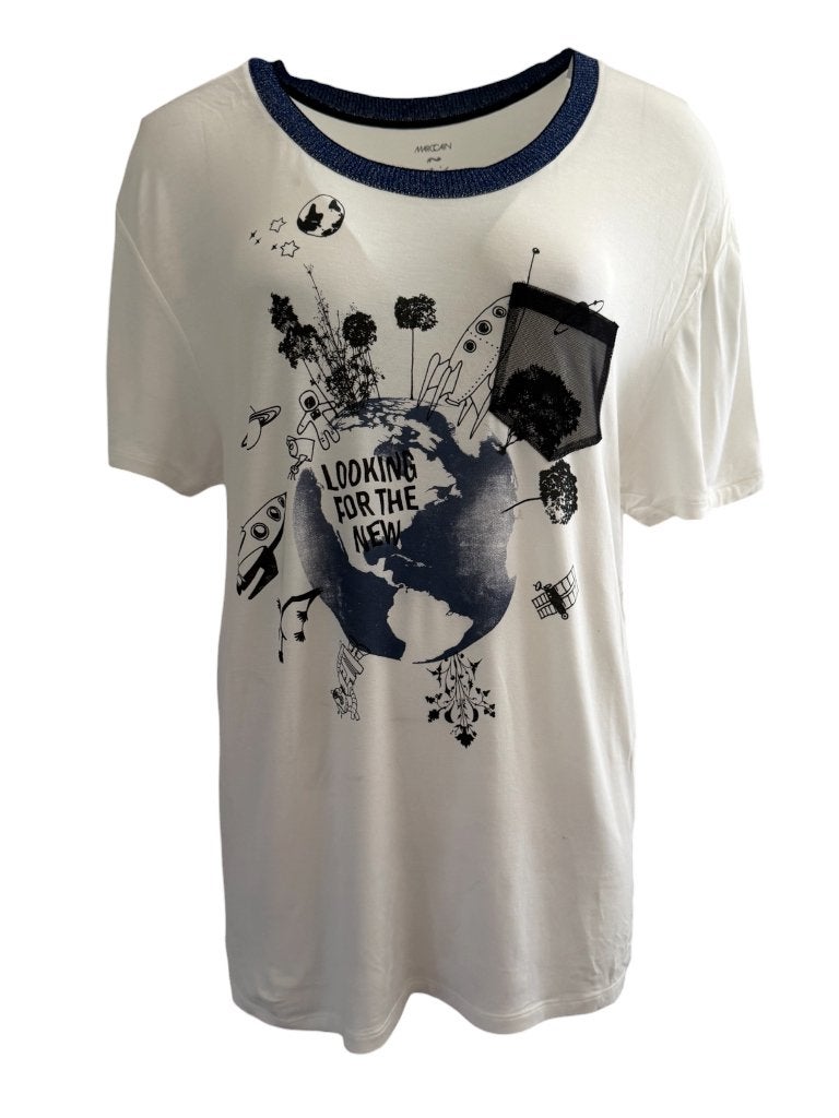 Marc Cain shirt M, Ophalen of Verzenden, Zo goed als nieuw, Korte mouw