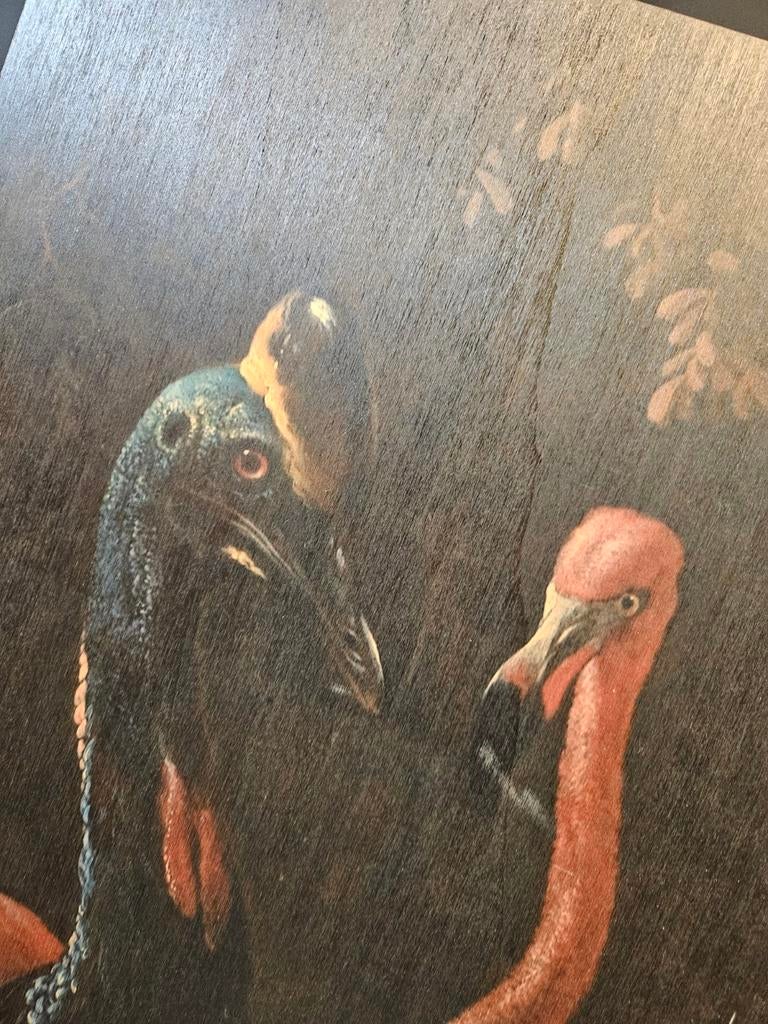 Wandpaneel multiplex met opdruk vogels, Ophalen of Verzenden, Nieuw