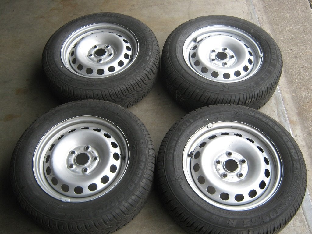 Stalen Velgen met banden 16 inch 205 voor VW Caddy, Ophalen