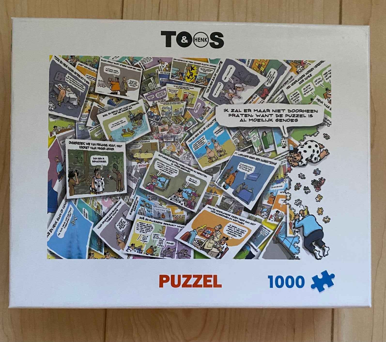 Puzzel Toos en Henk, Ophalen of Verzenden, 500 t/m 1500 stukjes, Zo goed als nieuw