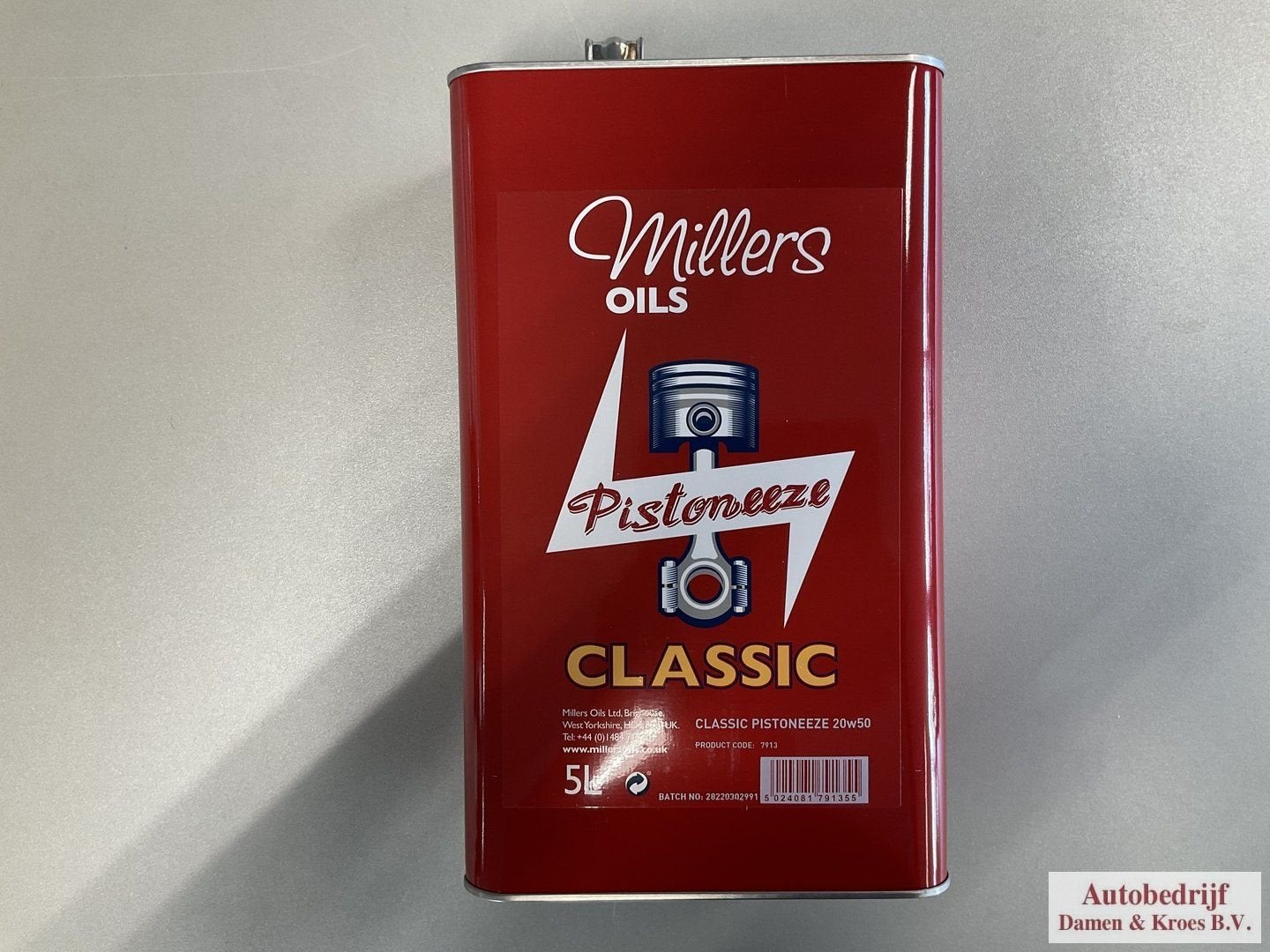 Millers Oils Classic Pistoneeze 20W50 5Liter 7913GCT, Ophalen of Verzenden, -, -, -
