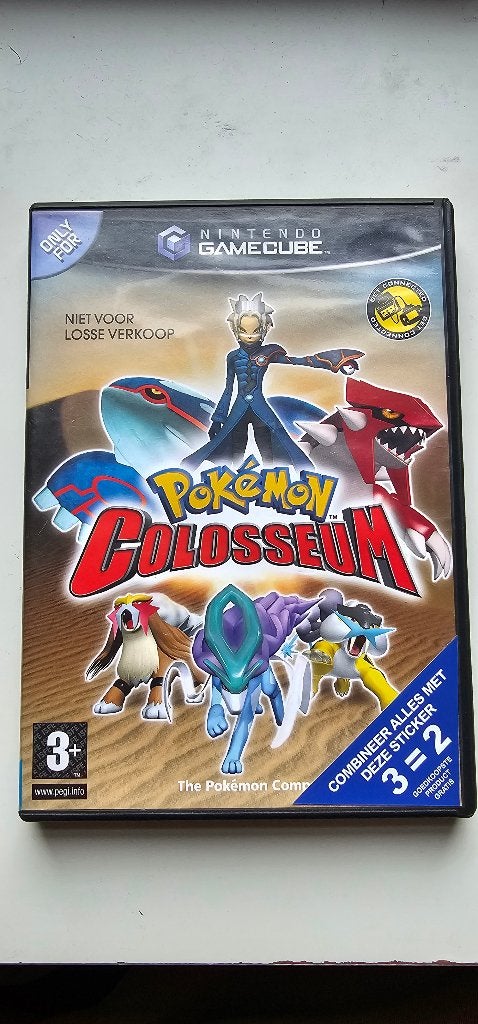 Pokemon Colosseum voor Gamecube, Avontuur en Actie, Gebruikt, 1 speler, Eén computer