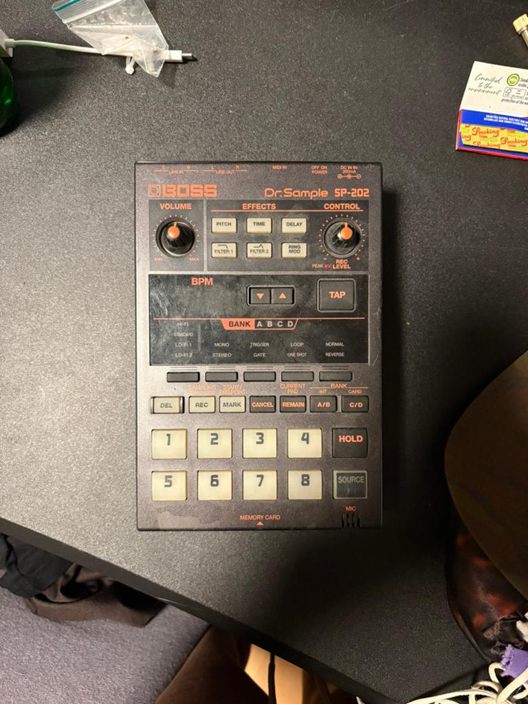 BOSS SP 202 Sampler (no 303 404 p6 mpc asr sp1200 s950 ssl), Ophalen of Verzenden, Gebruikt
