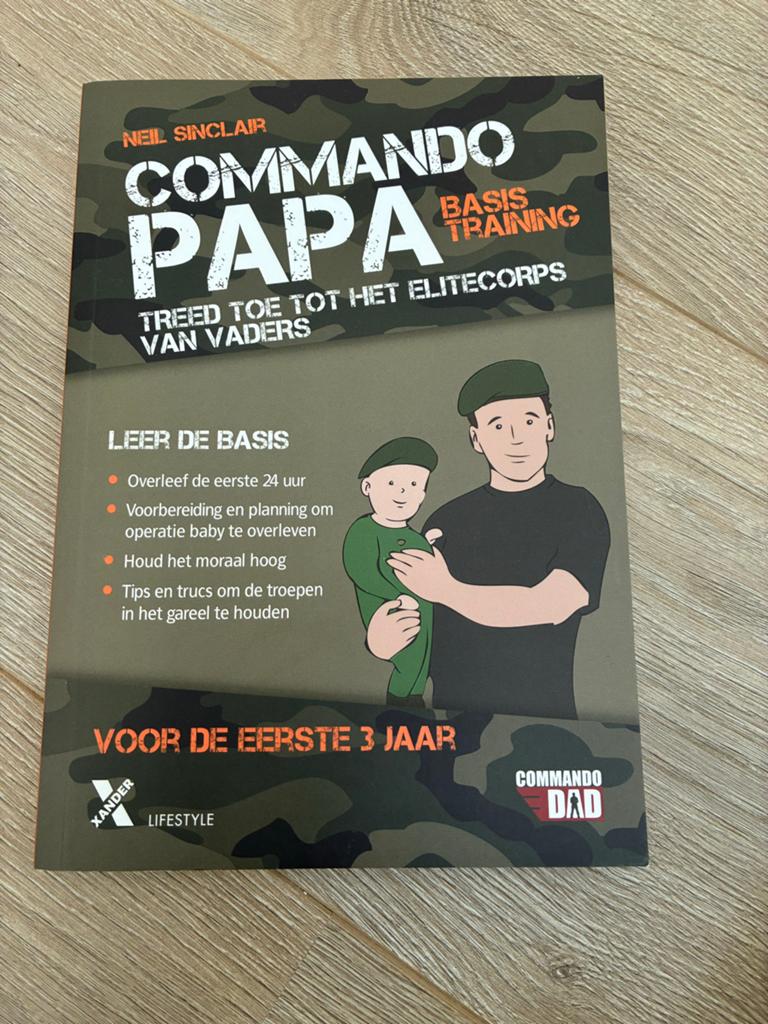 Commando Papa: Basistraining voor nieuwe vaders, Ophalen, Zo goed als nieuw, Opvoeding tot 6 jaar