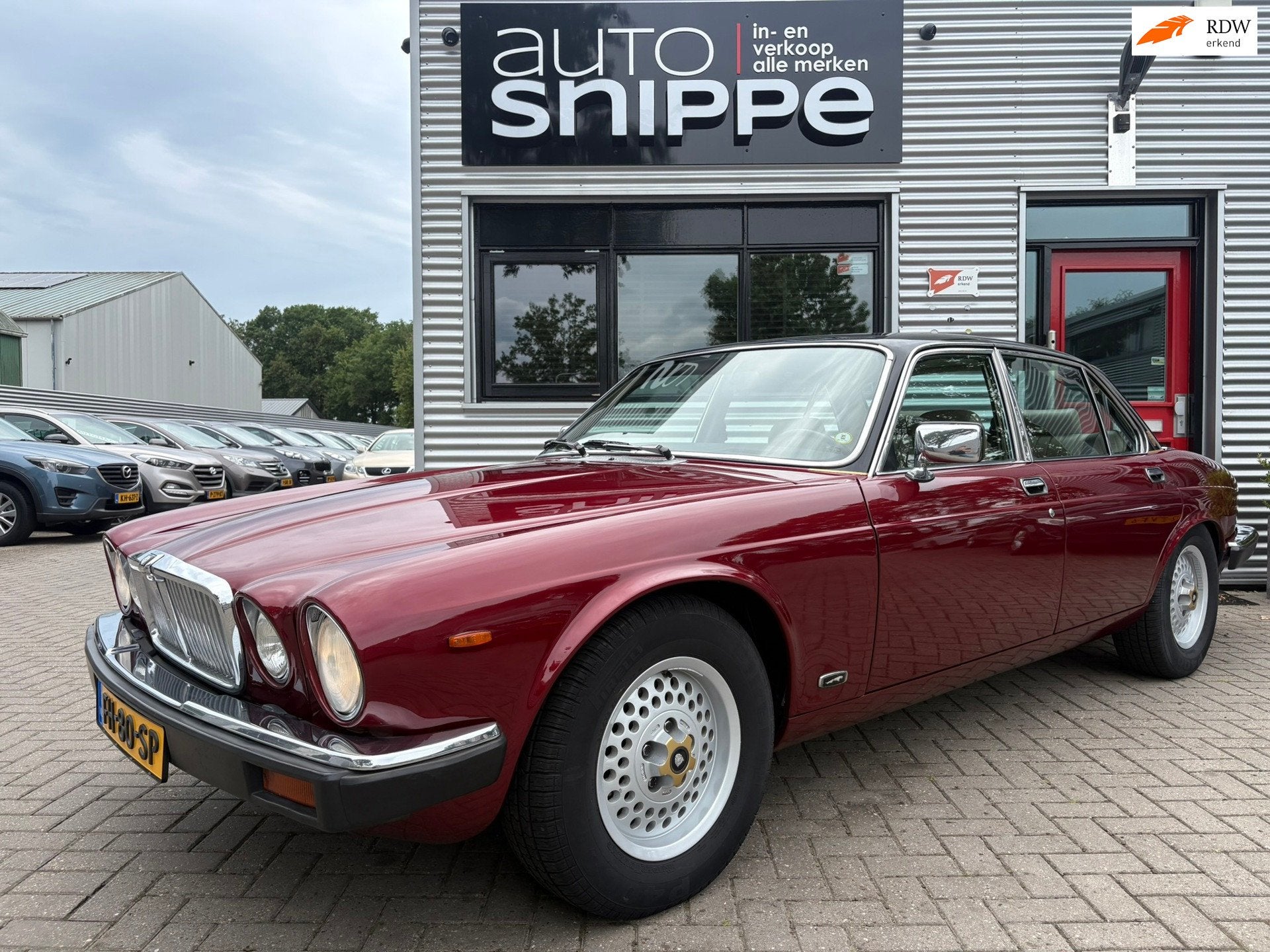 Jaguar XJ 5.3 V12 HE -ORIGINEEL NEDERLANDS-WEGENBELASTING VR, Auto's, Jaguar, Automaat, Gebruikt, Beige, 12 cilinders