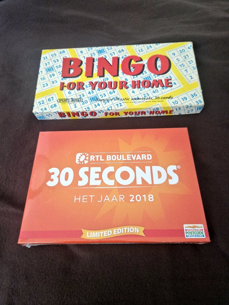 Nieuw RTL 30 Seconds spel gebruikte compact bingo spel, Hobby en Vrije tijd, Gezelschapsspellen | Bordspellen, Zo goed als nieuw