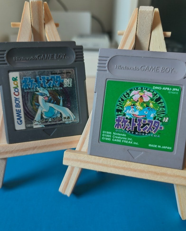 Pokemon Green en Pokemon Silver (Japans) voor Game Boy, Spelcomputers en Games, Games | Nintendo Game Boy, Avontuur en Actie, Gebruikt