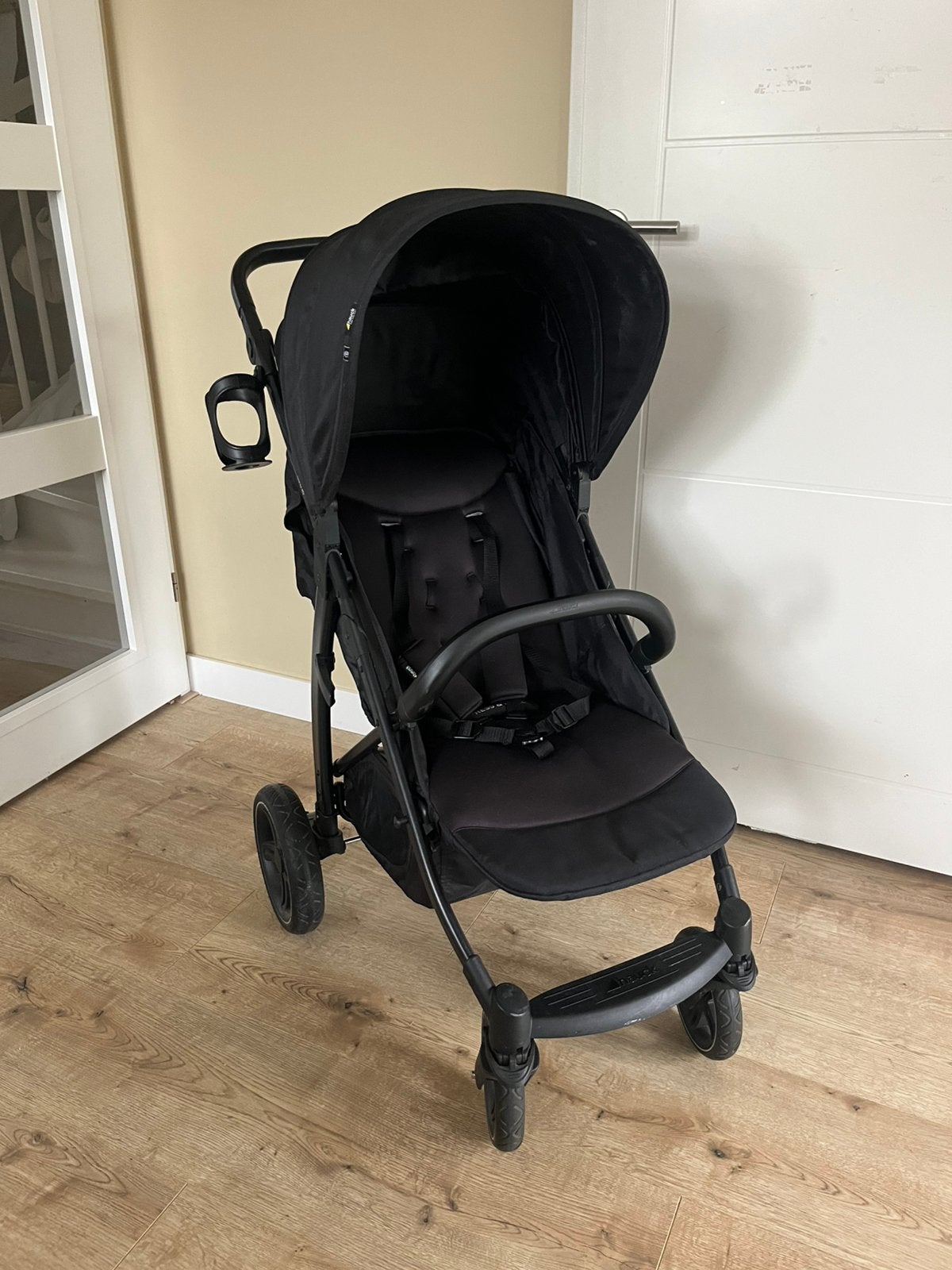 Buggy kinderwagen Topmark rapid 4d zwart, Ophalen, Zo goed als nieuw