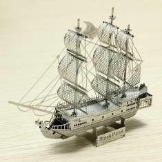 Bouwpakket ZOYO Black Pearl Pirate Ship 3D Laser, Ophalen of Verzenden, Nieuw, 1:50 tot 1:200