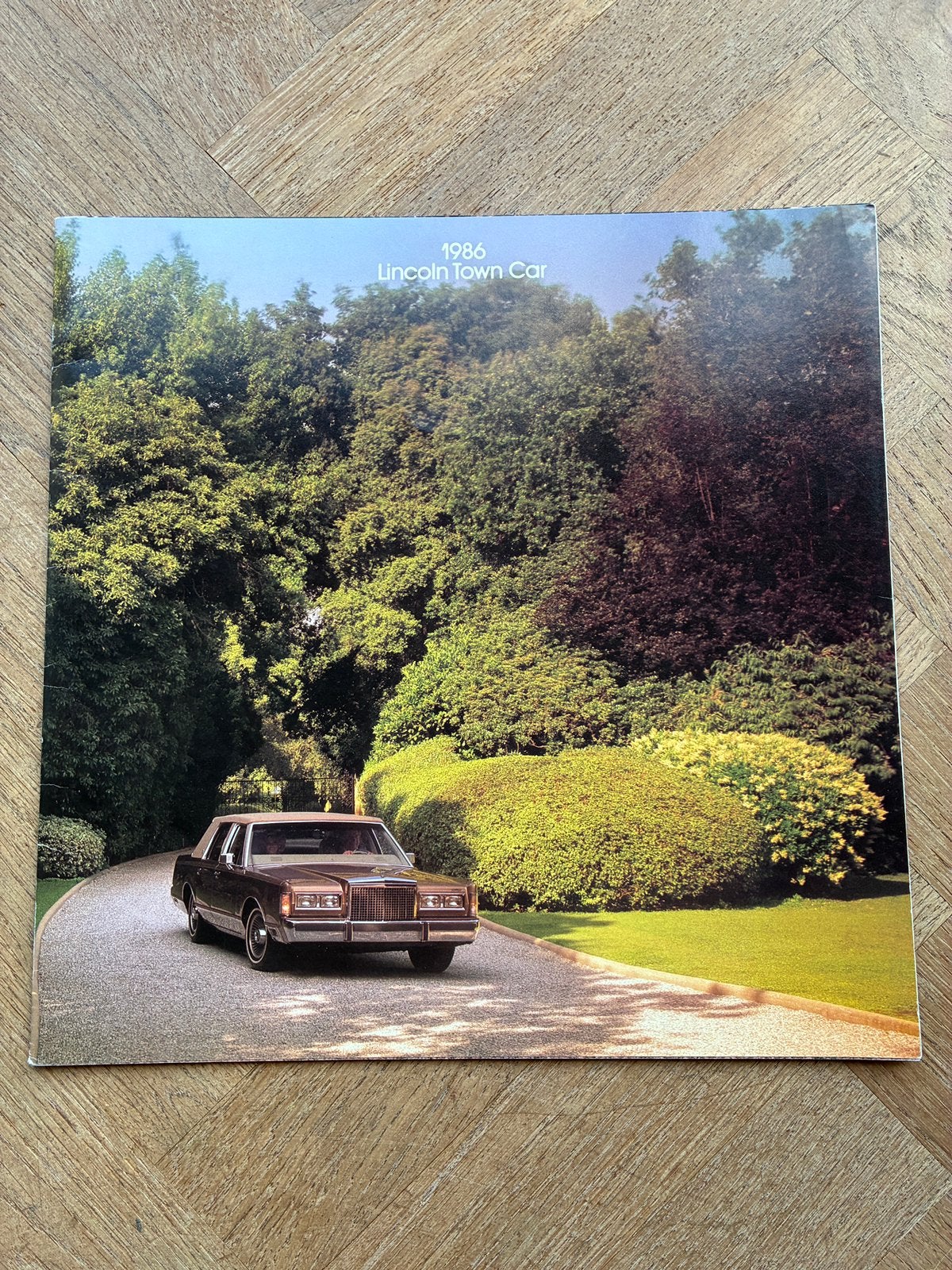 1986 Lincoln Town Car brochure, Verzenden, Zo goed als nieuw, Overige merken