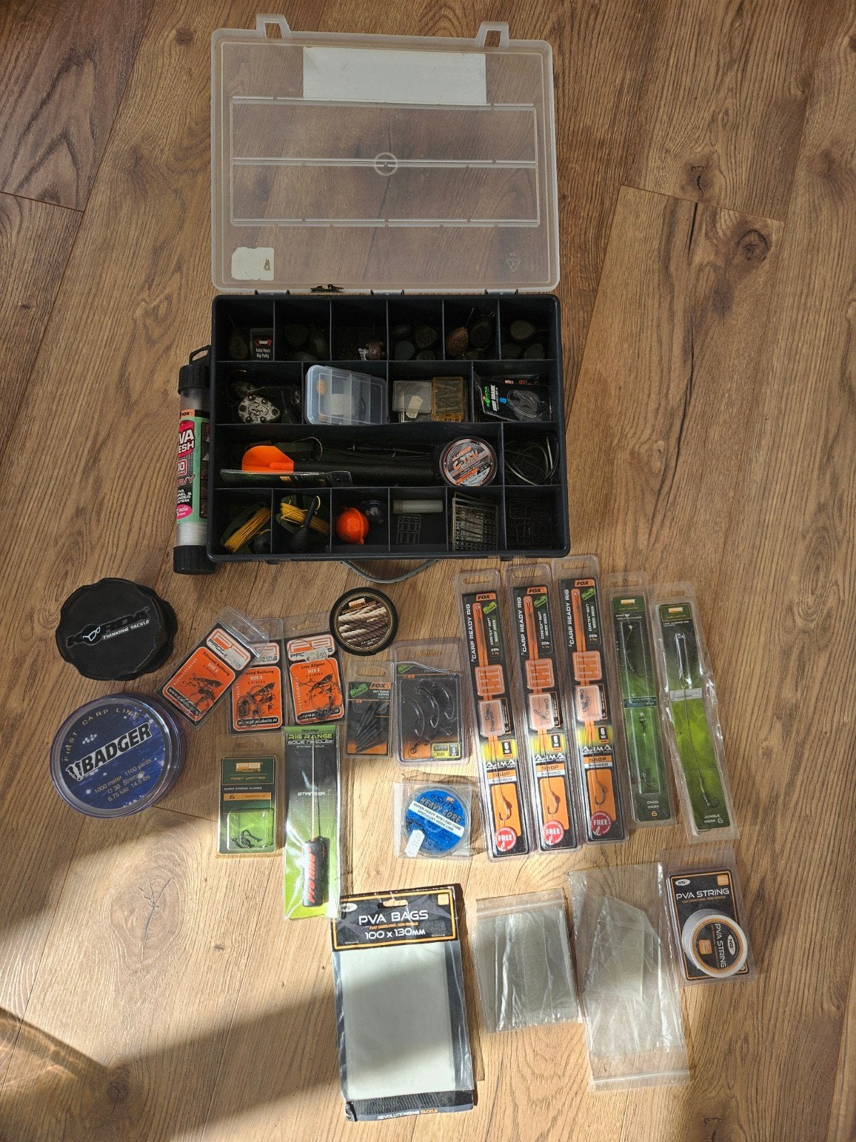 Tacklebox vol korda pb fox etc, Watersport en Boten, Hengelsport | Karpervissen, Ophalen of Verzenden, Overige typen