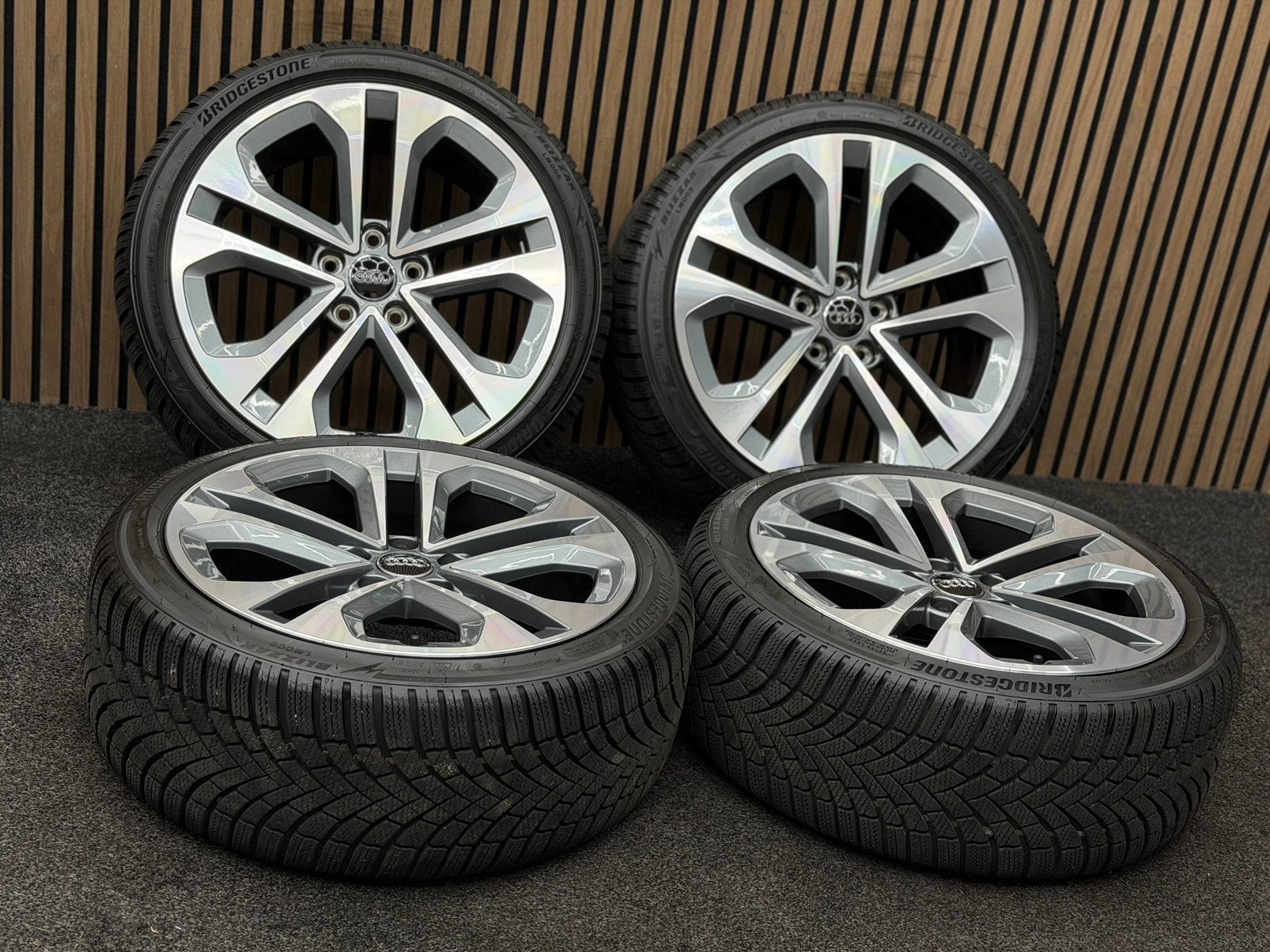 Originele 18 inch Audi A3 S3 8Y 5x112 ET46 Bridgestone 2025, Ophalen, 18 inch, ., Banden en Velgen