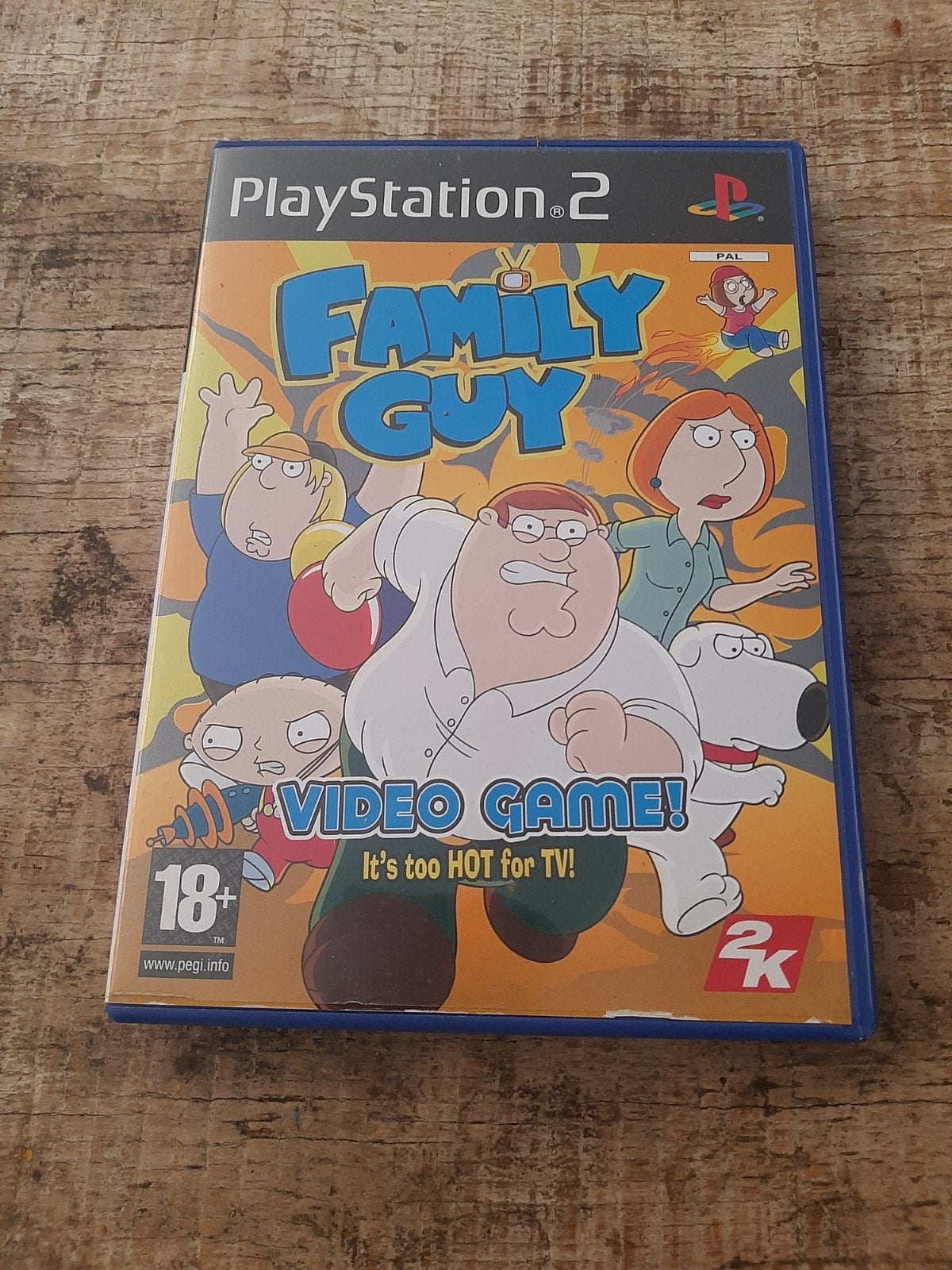 Family Guy Video Game! PS2 - Goede staat, incl. boekje, Spelcomputers en Games, Avontuur en Actie, Gebruikt, Vanaf 18 jaar, 1 speler