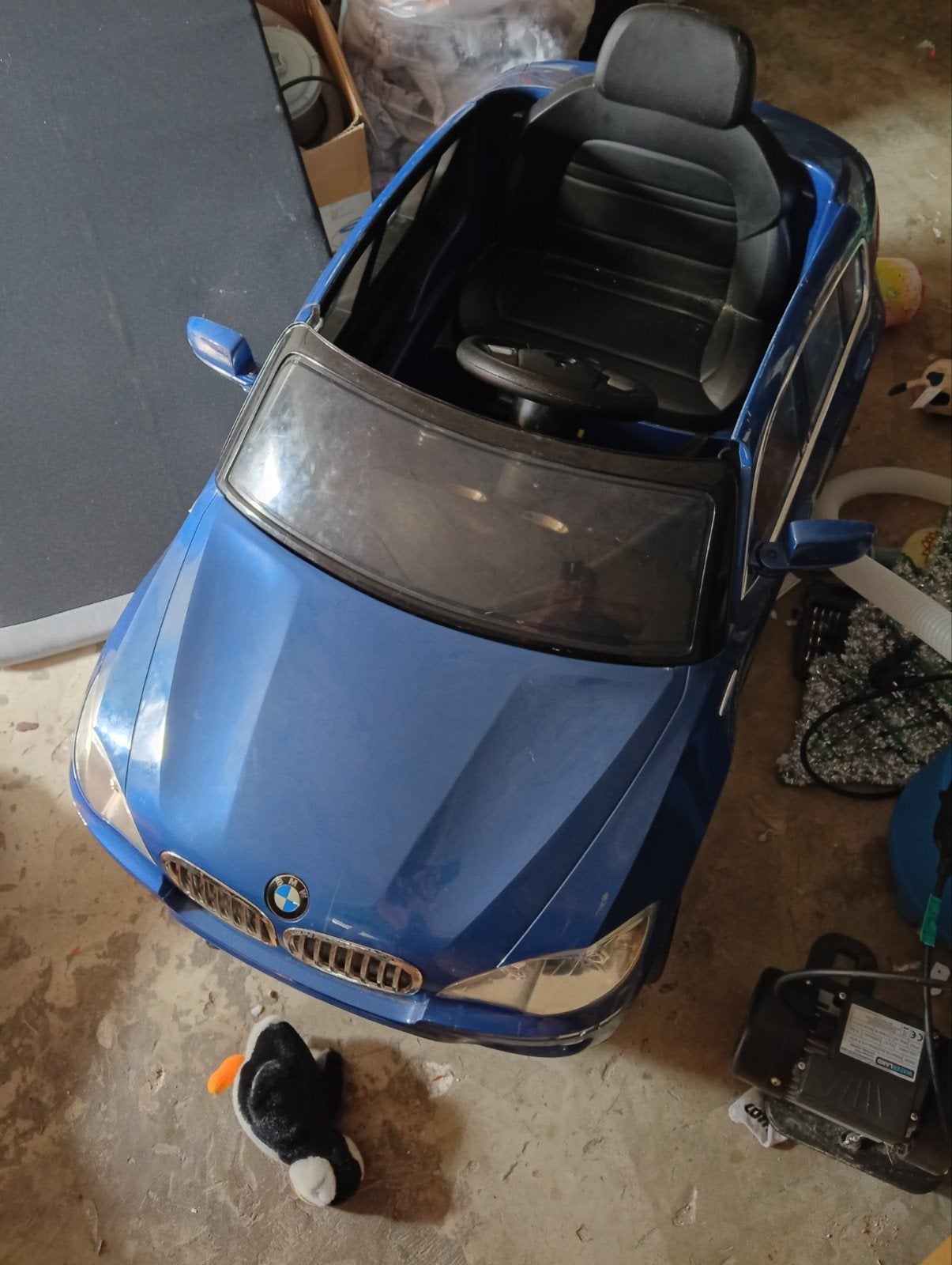 BMW X6 Kinder Auto 12V met Afstandsbediening en Oplader, Ophalen, Gebruikt, Afstandsbediening