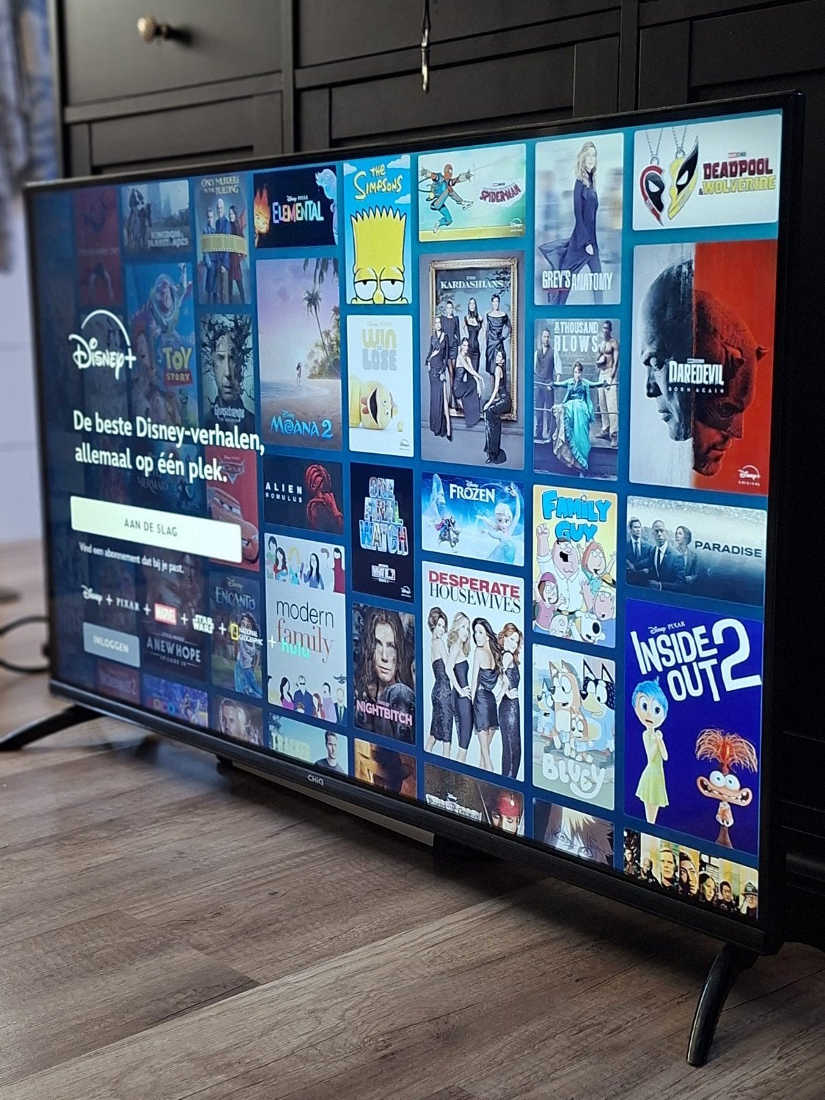 43 inch UHD 4K LED SMART TV ANDROID WiFi Disney Netflix YouT, Audio, Tv en Foto, Televisies, Ophalen, LED, 50 Hz, Zo goed als nieuw