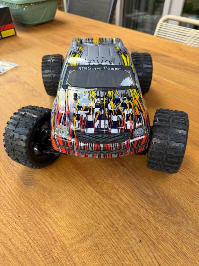 Himoto EMXT-1 1:10 RC auto met 2.4GHz zender, Elektro, Auto offroad, Ophalen of Verzenden, Zo goed als nieuw