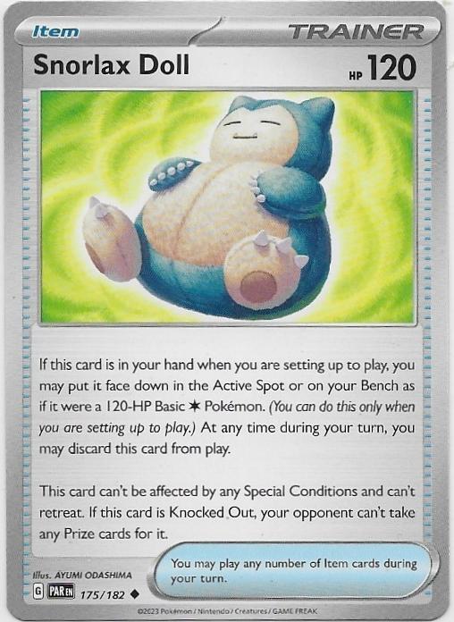 Paradox Rift,  Snorlax Doll [uncommon] 175/182, Verzenden, Nieuw, Losse kaart