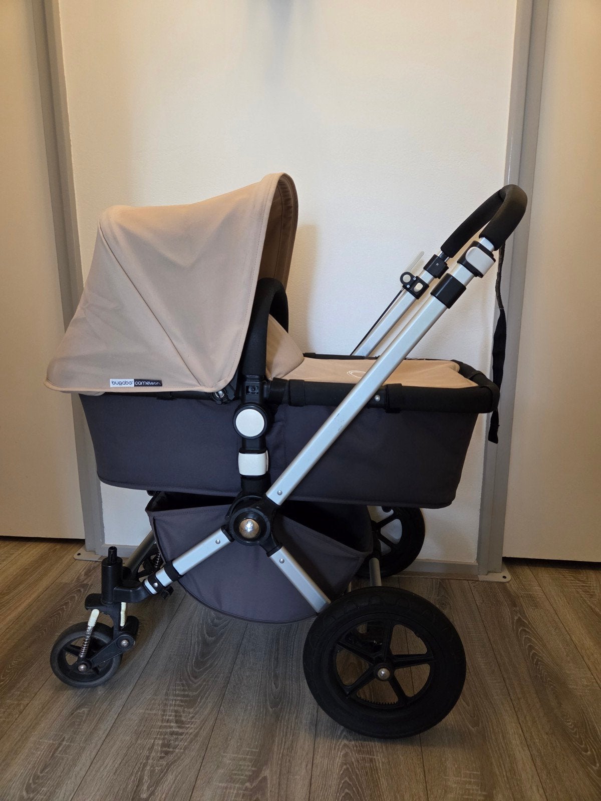 Bugaboo Cameleon kinderwagen beige/antraciet, Ophalen, Gebruikt, Bugaboo, Combiwagen
