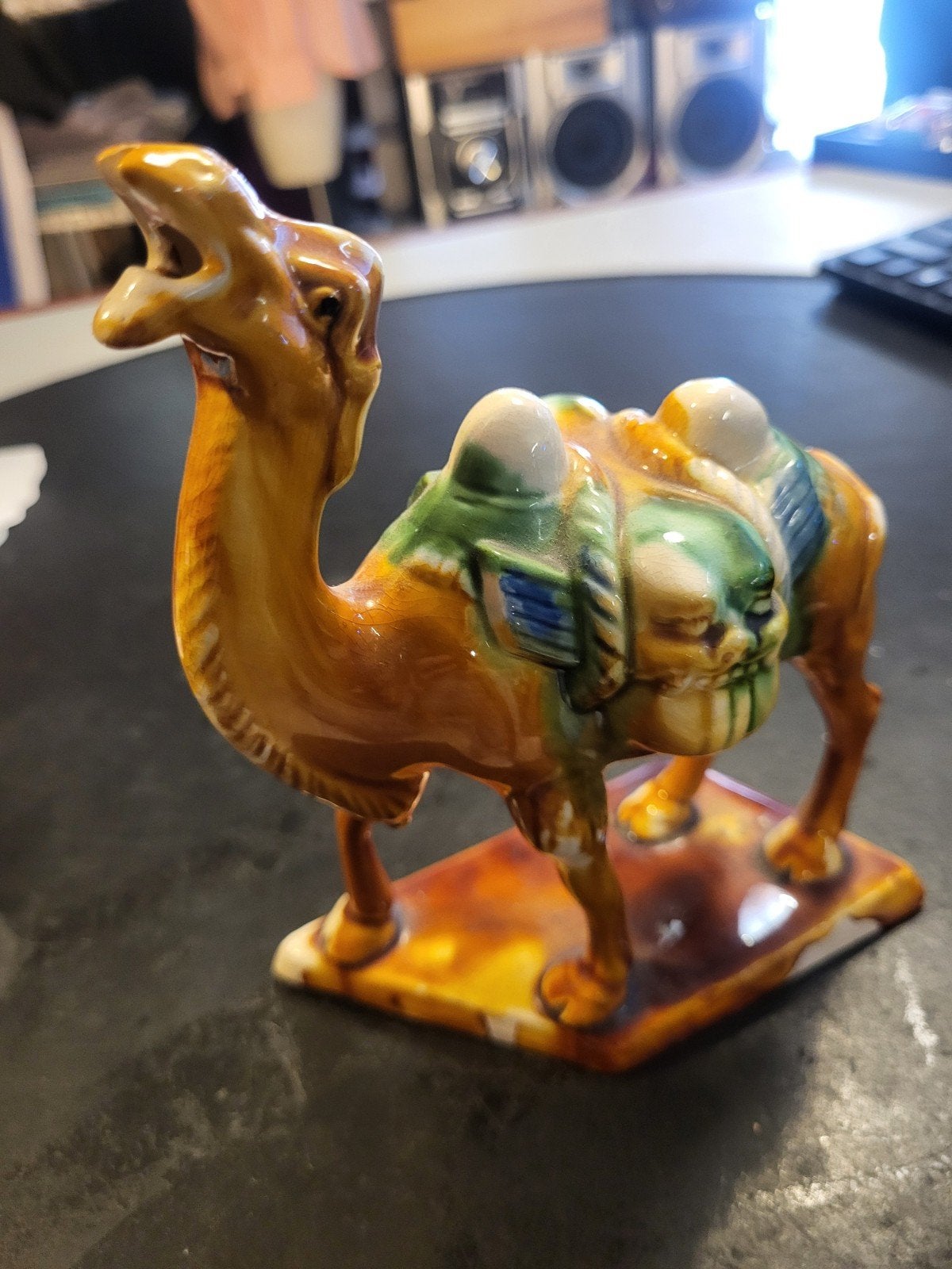 Vintage Chinese Keramiek Kameel Beeldje - Decoratief, Ophalen of Verzenden