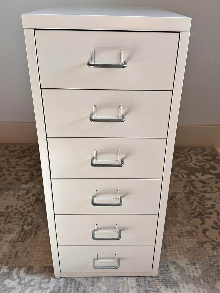 IKEA HELMER Ladeblok - Wit, Ophalen, Minder dan 50 cm, Zo goed als nieuw, 3 of 4 laden