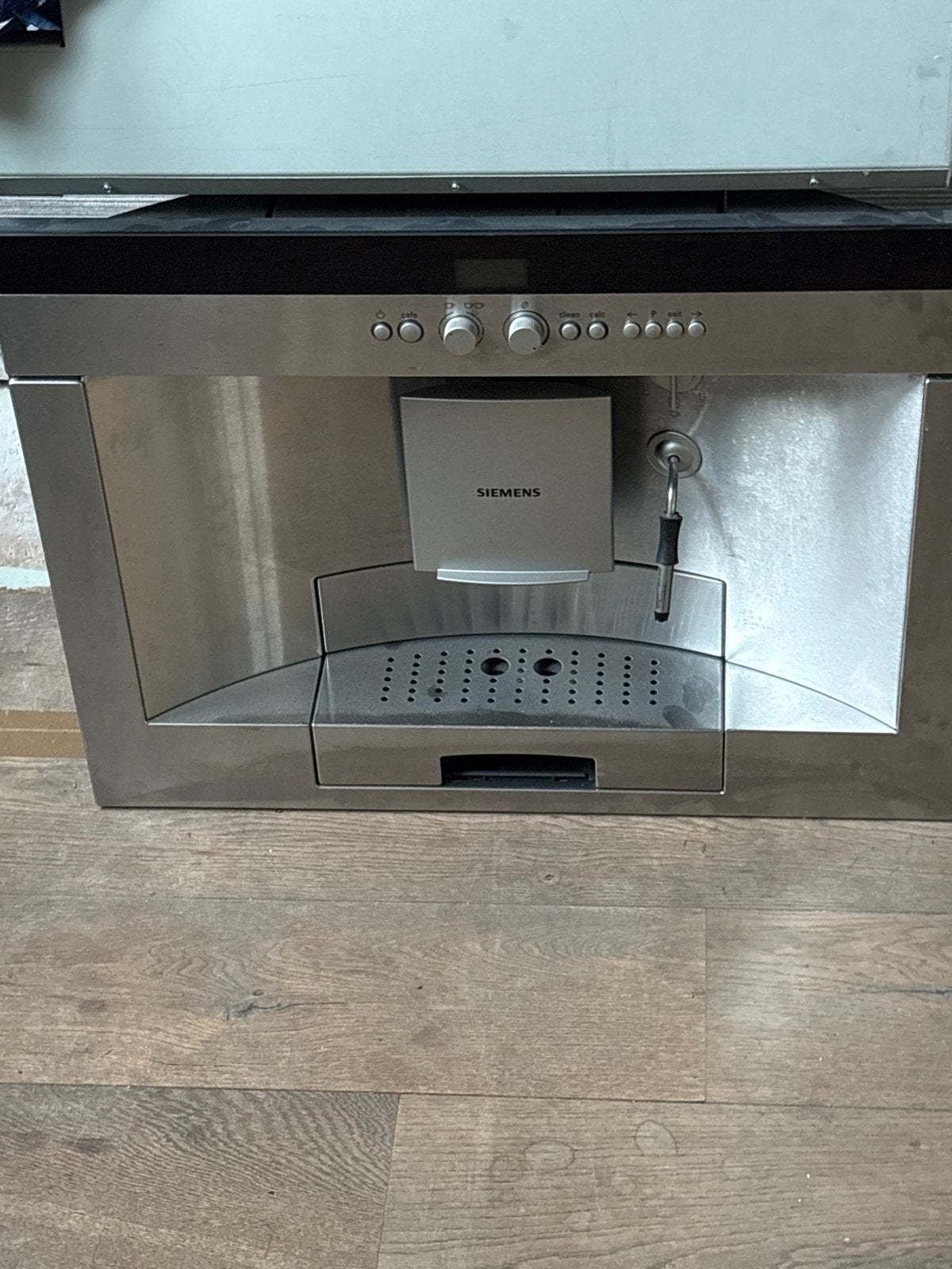 Siemens inbouw espresso apparaat - RVS, Ophalen, Gebruikt, Espresso apparaat, 10 kopjes of meer