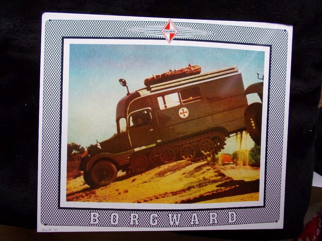 Borgward Halbkette, Ophalen of Verzenden, Nieuw, Reclamebord